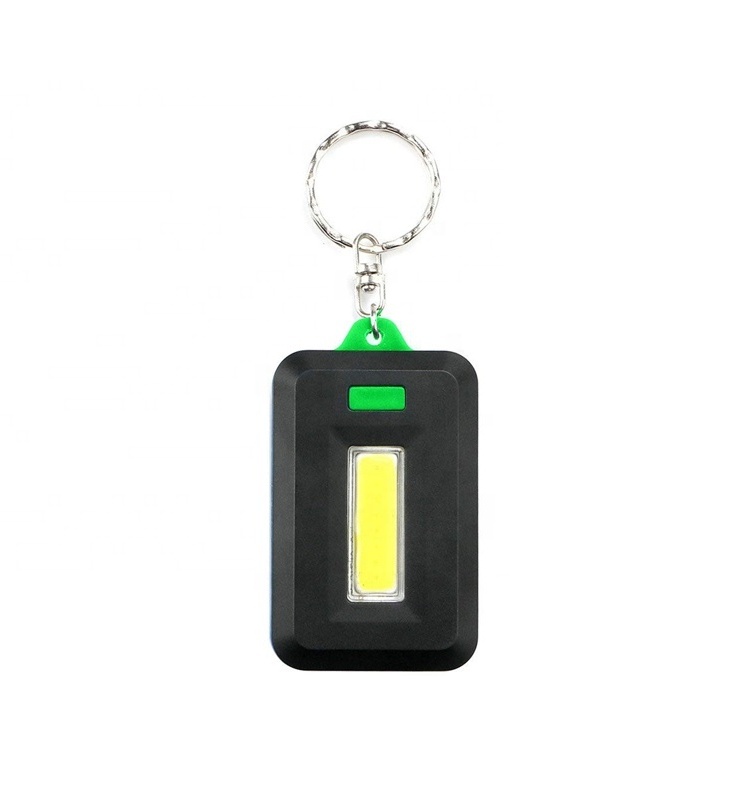 Hot Sale Cheap Custom Promotion Gift Logo Printing Small Pocket Key Chain Torch Bright Light COB Mini Flashlight Keychain