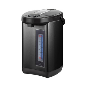 Stainless Steel Electric Thermo Pot with LCD Display for Efficient Home Brewing