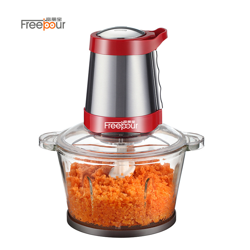 Kitchen Glass Meat Chopper Blender Multifunction Electric Chopper Food Processor