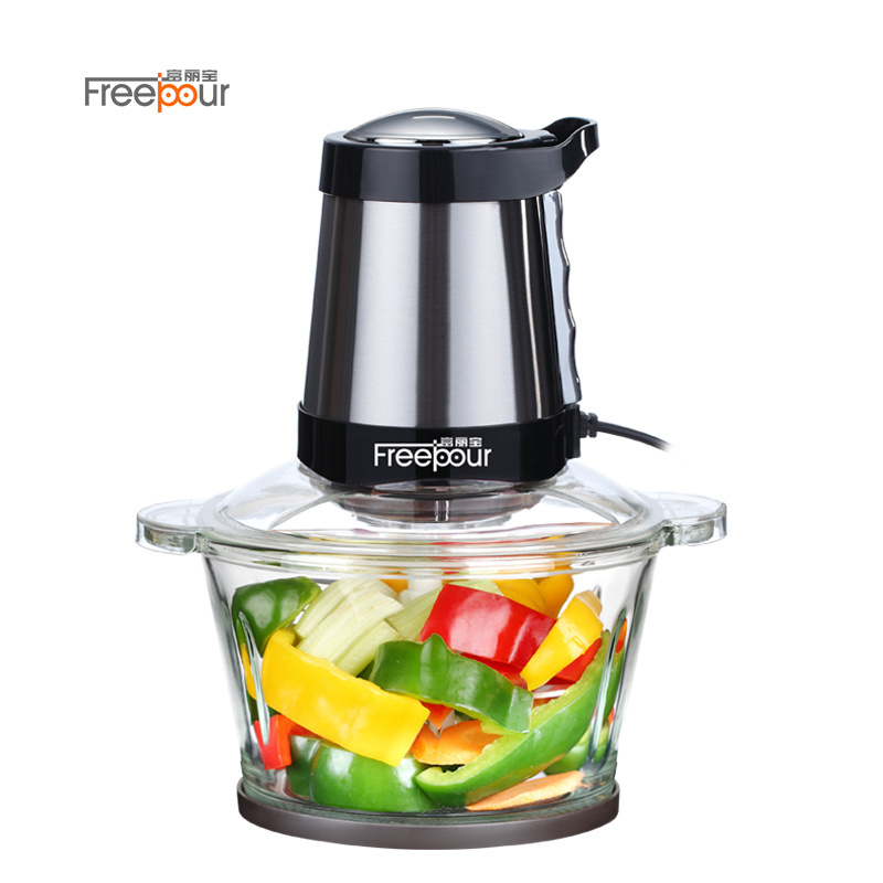 Kitchen Glass Meat Chopper Blender Multifunction Electric Chopper Food Processor