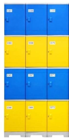 FREESEA Colorful Locker Fancy For School Student Swimming Pool Personal Clothes Locker