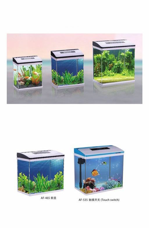 Hot bending small fish tank aquarium HD glass small living room desktop ecological HD hot bending aquarium fish tank