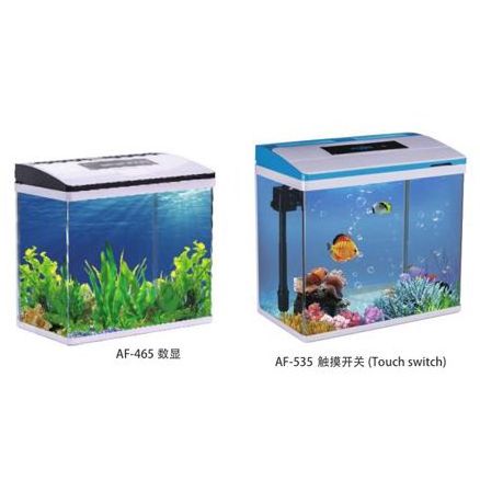 Hot bending small fish tank aquarium HD glass small living room desktop ecological HD hot bending aquarium fish tank