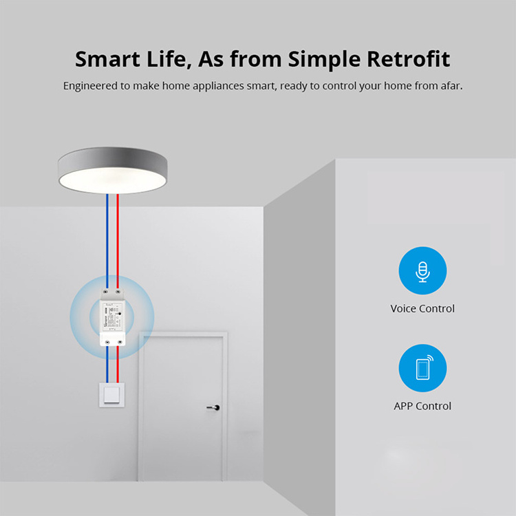 Sonoff Basic R2 Mini DIY Module Wireless Remote Controller Wifi Smart Switch