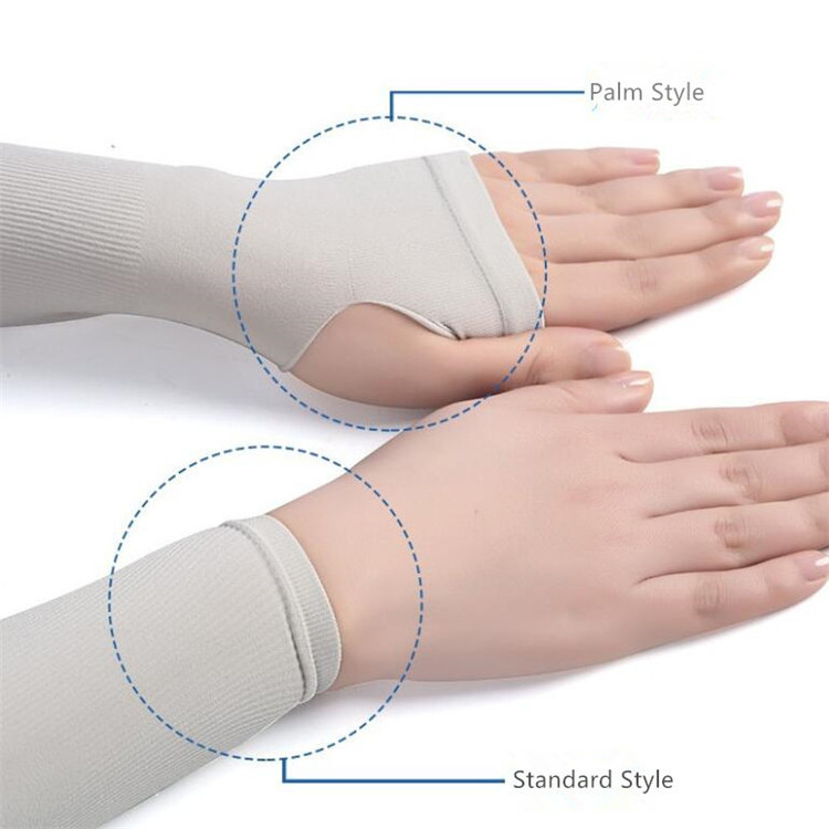 UV blocked cooling ice silk arm sleeves outdoor arm sleeves