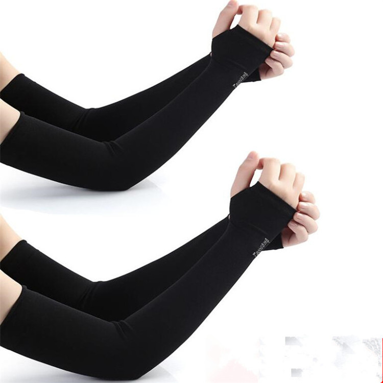 UV blocked cooling ice silk arm sleeves outdoor arm sleeves