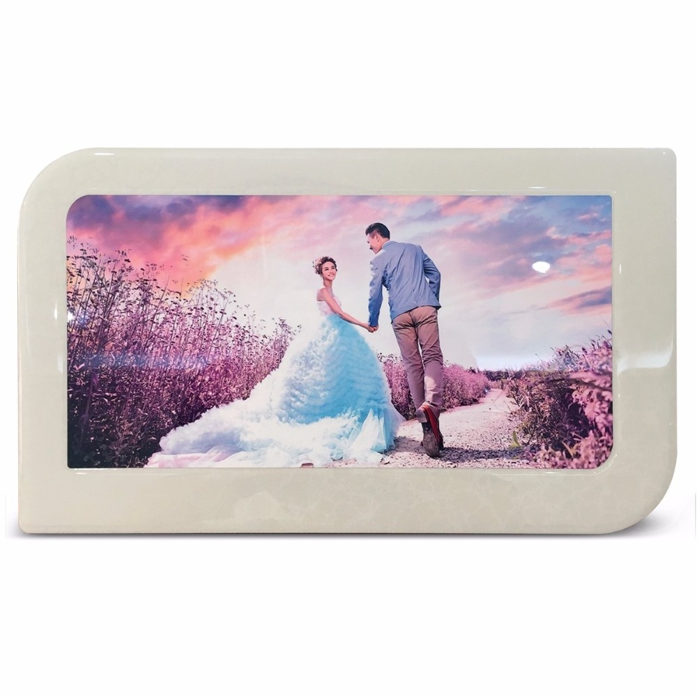 Sunmeta 3D aluminum frame globulite sublimation MDF photo frame with Aluminum