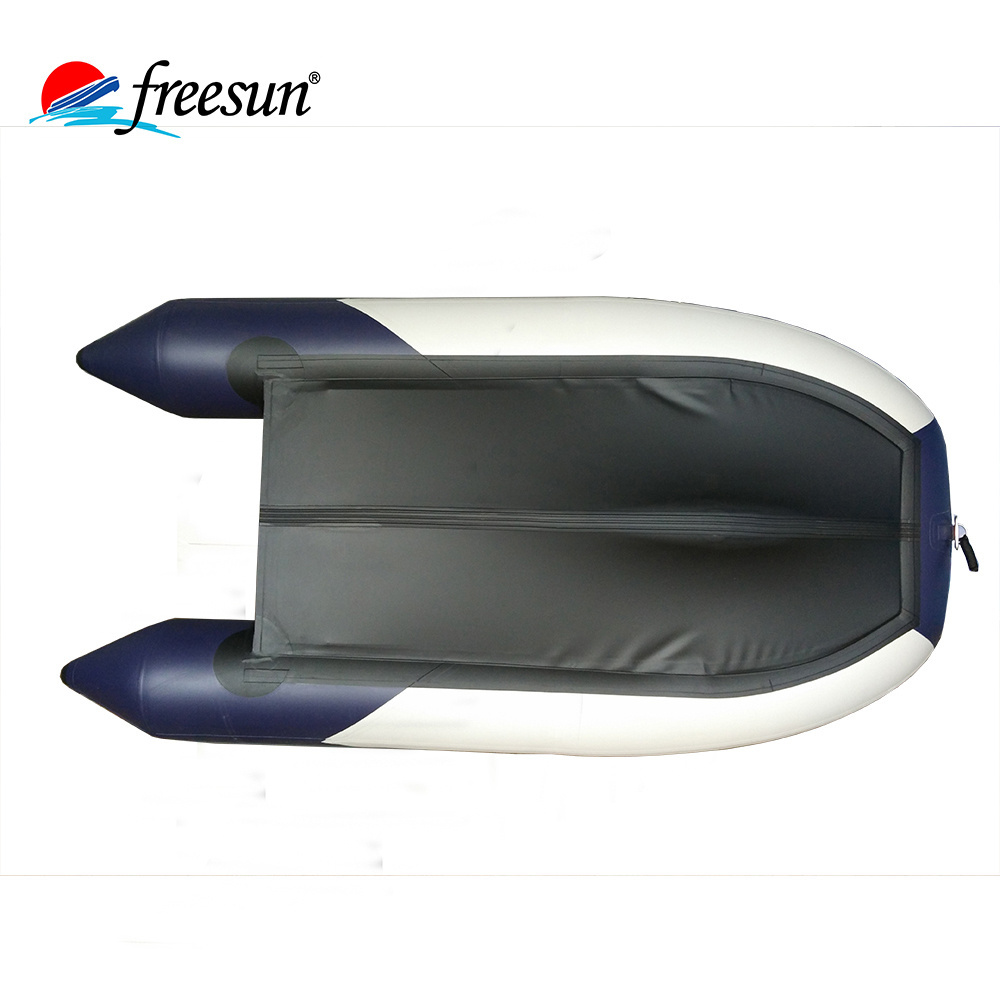 14ft Best-selling PVC Tube Inflatable Boat with Aluminum Floor for Fishing