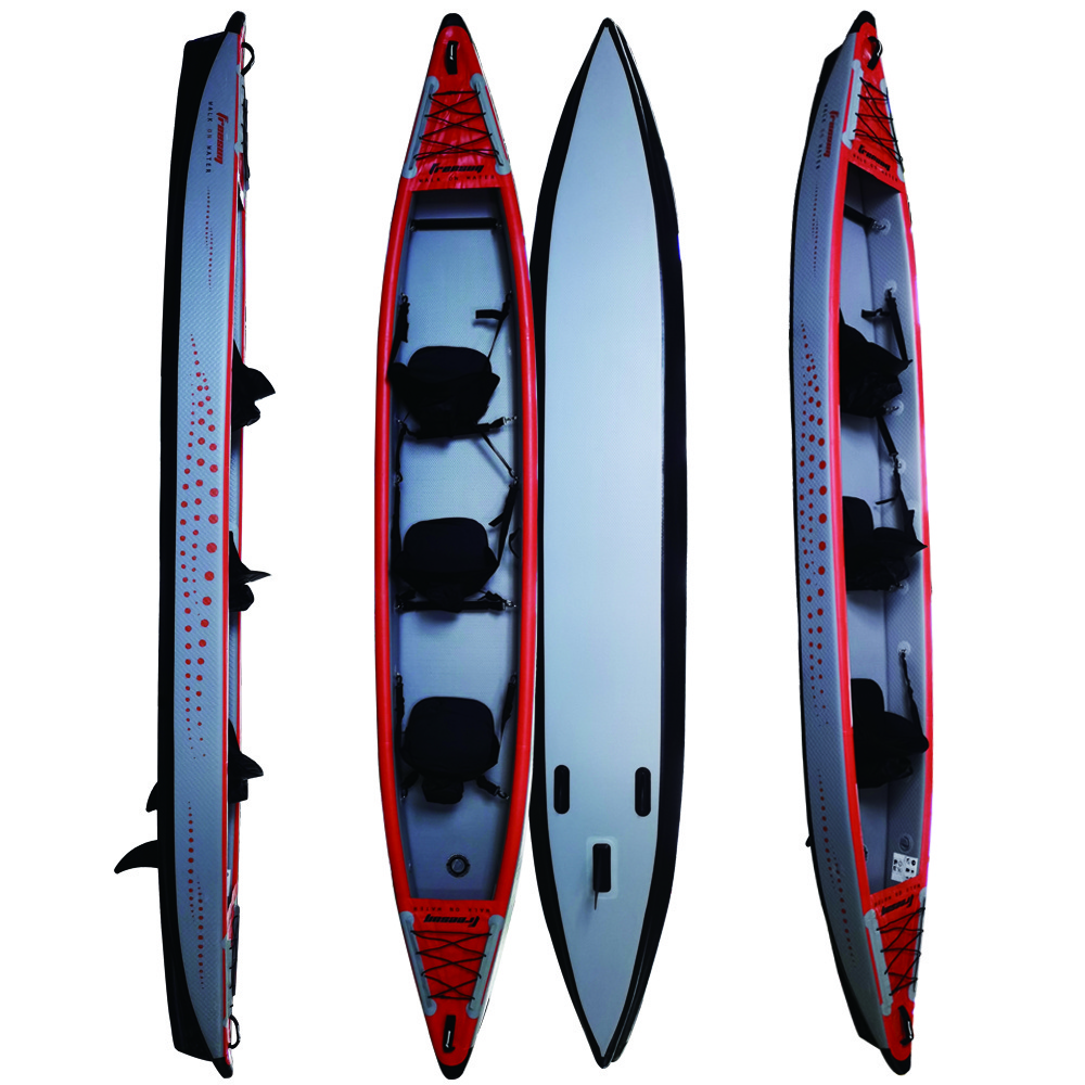 Three 3 person kayak high pressure all drop stitch kayak Inflatable Kayak