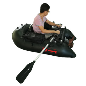 FRESSUN 1 person single fishing boat float tube inflatable belly boat inflatable boat