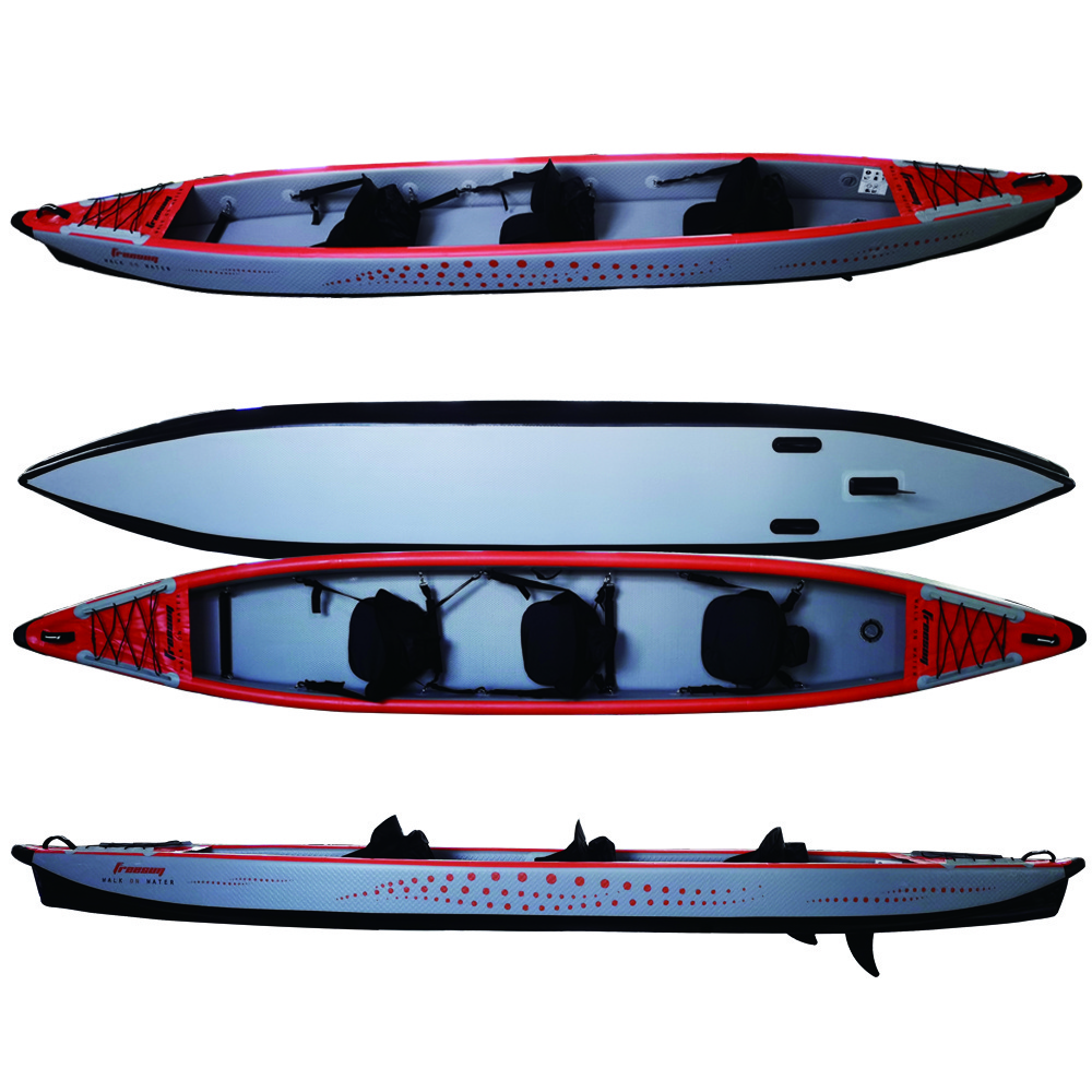 Three 3 person kayak high pressure all drop stitch kayak Inflatable Kayak