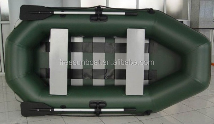 3-4 person inflatable PVC fishing boats inflatable pontoon ocean fishing boat with  motor for sale