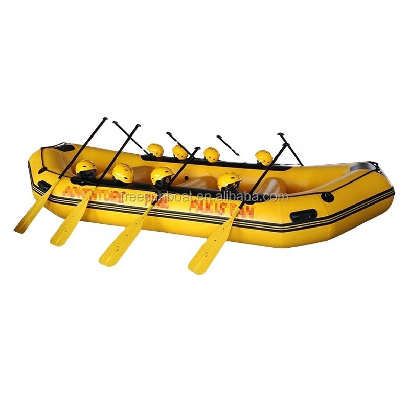 Self-bailing whitewater river drafting rafting boat inflatable rowing life boat lifeboat