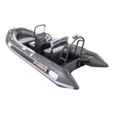 High Speed 12ft 13ft Semi-rigid Aluminum Double Hull RIB 390 inflatable aluminium boat