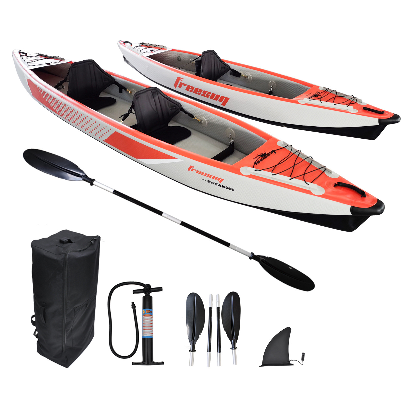 Best-selling 11ft K350 Inflatable Kayak In stock ready to ship for one person fishing Kayak with seat drop stitch kayak