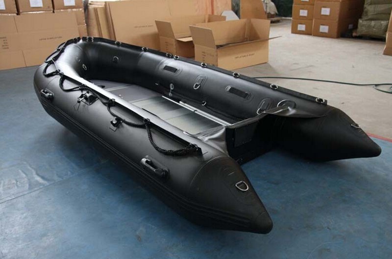 Factory Direct Sales Inflatable Fishing Boat Sport speed rescue Boat Rigid Inflatable Boat with m,otor for Sale