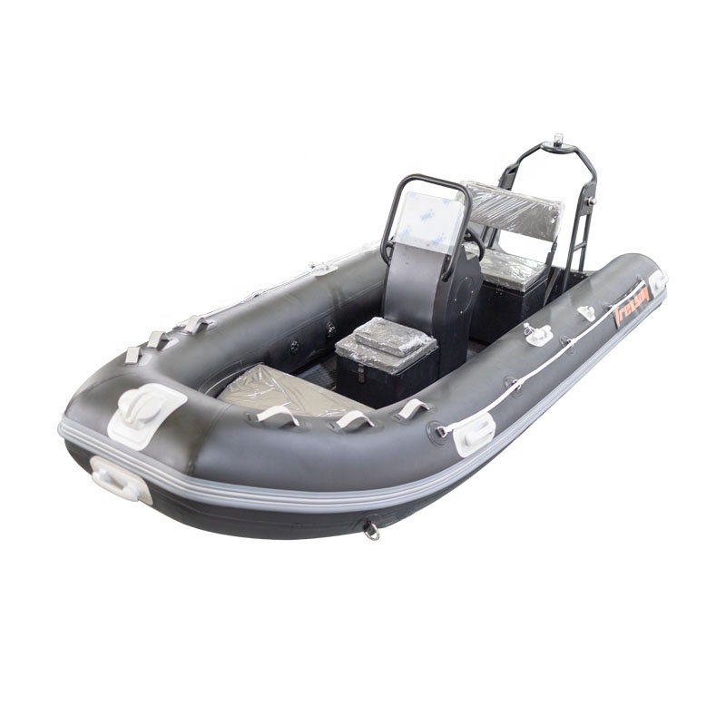 High Speed 12ft 13ft Semi-rigid Aluminum Double Hull RIB 390 inflatable aluminium boat