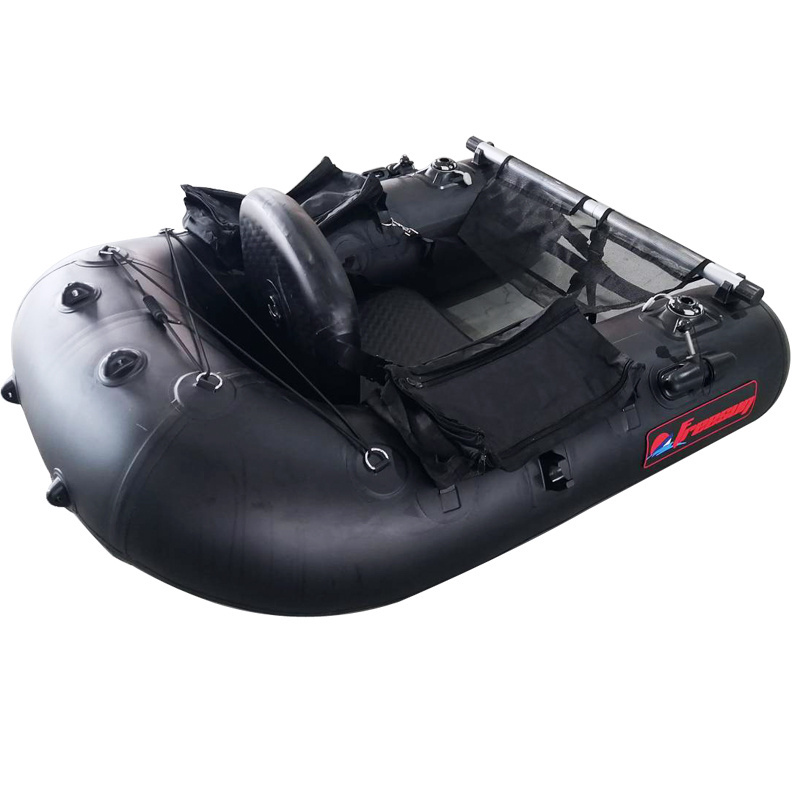 FRESSUN 1 person single fishing boat float tube inflatable belly boat inflatable boat