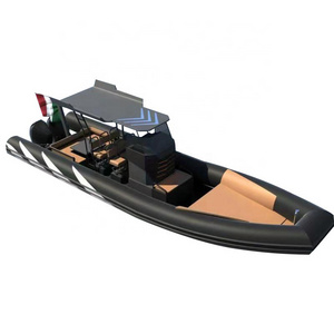 23ft RIB700 Heavy Duty 12 people Aluminum Hull PVC/Hypalon  RIB Boat  With  Navigation lights For Patrol