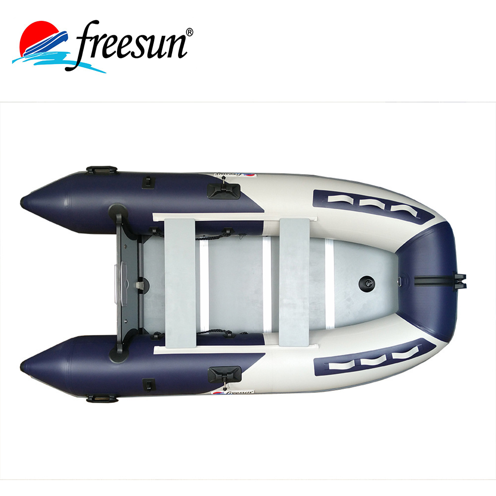 14ft Best-selling PVC Tube Inflatable Boat with Aluminum Floor for Fishing