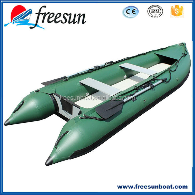 FERRSUN CE PVC Inflatable Kaboat 23456 Persons rescue sport high speed Inflatable boat with motor dinghy pontoon boat