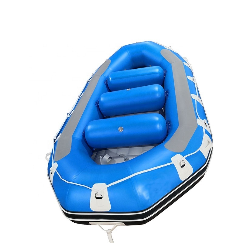 Reinforced bottom rafting boat hypalon PVC inflatable boat raft boat whitewater river lake sea raftboat drifting