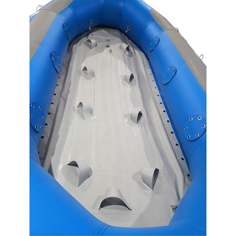 Reinforced bottom rafting boat hypalon PVC inflatable boat raft boat whitewater river lake sea raftboat drifting