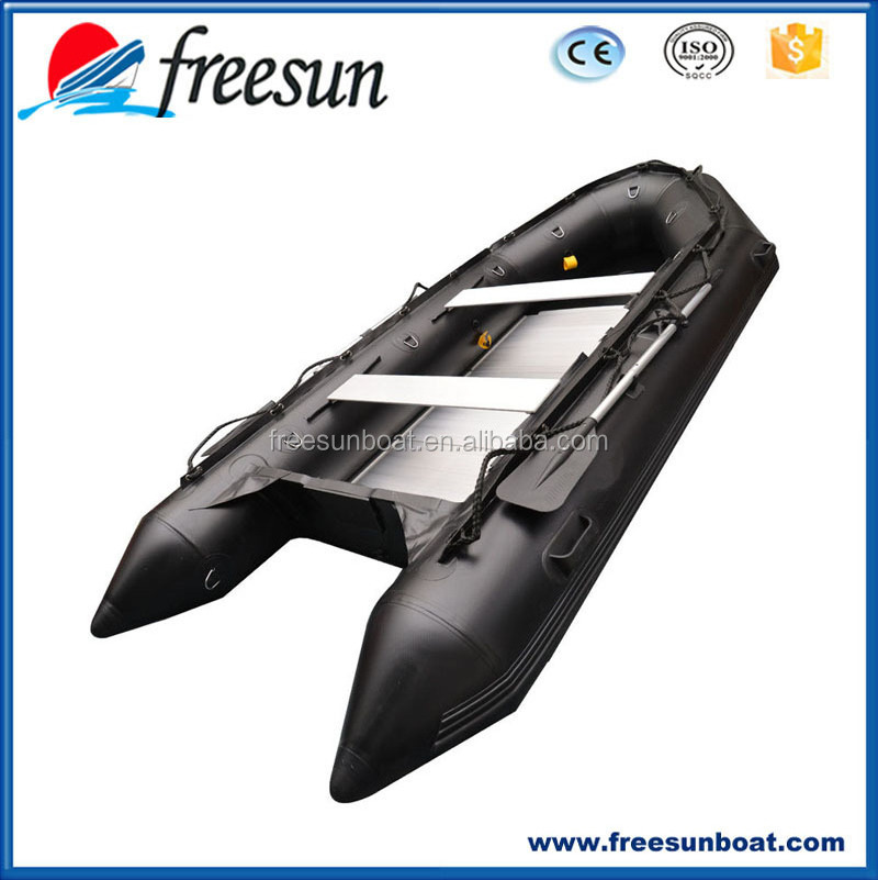 Factory Direct Sales Inflatable Fishing Boat Sport speed rescue Boat Rigid Inflatable Boat with m,otor for Sale