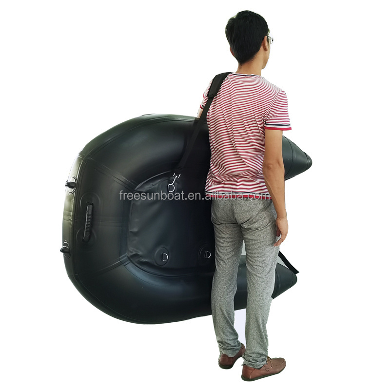 165cm 5.4ft Mini PVC Inflatable Float Tube Fishing Belly Boats 1 Person