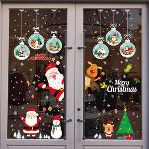 Christmas Window Clings, Christmas Window Decals Stickers Decoration for Glass Christmas Snow Window Decorations