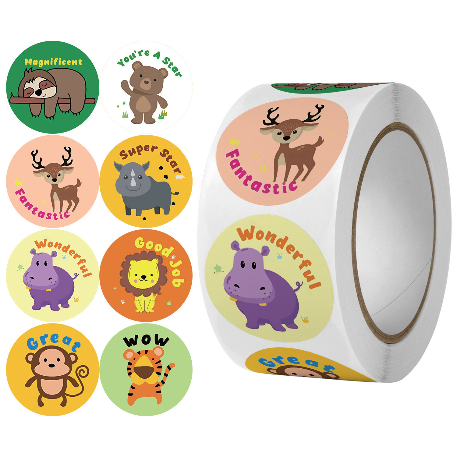 OEM Motivational School Teacher Collection Reward Stickers For Kids