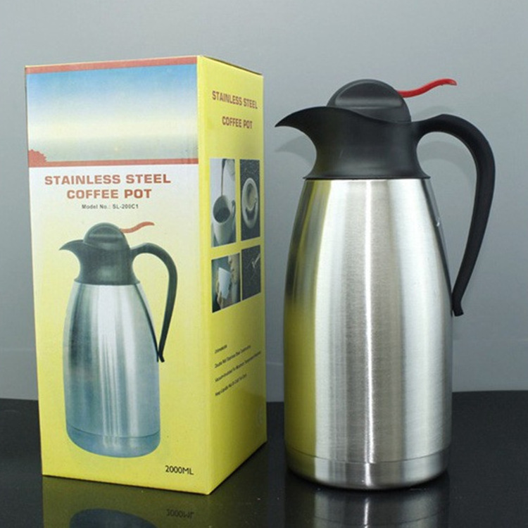 1.2L 1.5L 2L 2.5L 3L Big Flask Water Coffee Dispenser Vacuum Insulated Airpot Thermos