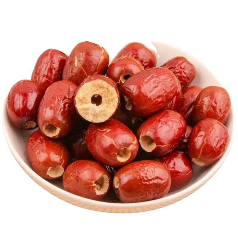 Guoyue Wholesale Freeze Drying Jujube Dates Whole Slices FD Seedless Dates Healthy Crispy Fruits Snacks Freeze Dried Red Dates