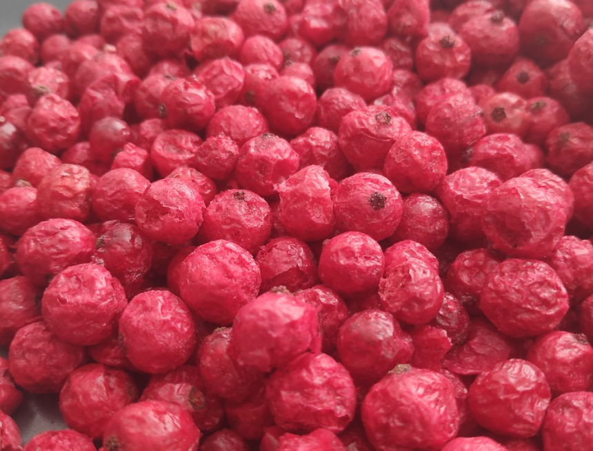 Guoyue Freeze-Dried Fruit Pieces Powder Gefriergetrocknete rote Johannisbeere lyofilizovane Freeze Dried Red Currants Whole