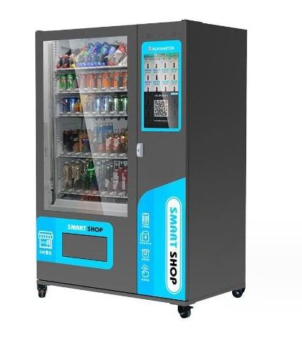 cheap self-service smart snack hot dog gumball ice coffe fresh orange juice ramen noodle vending machine