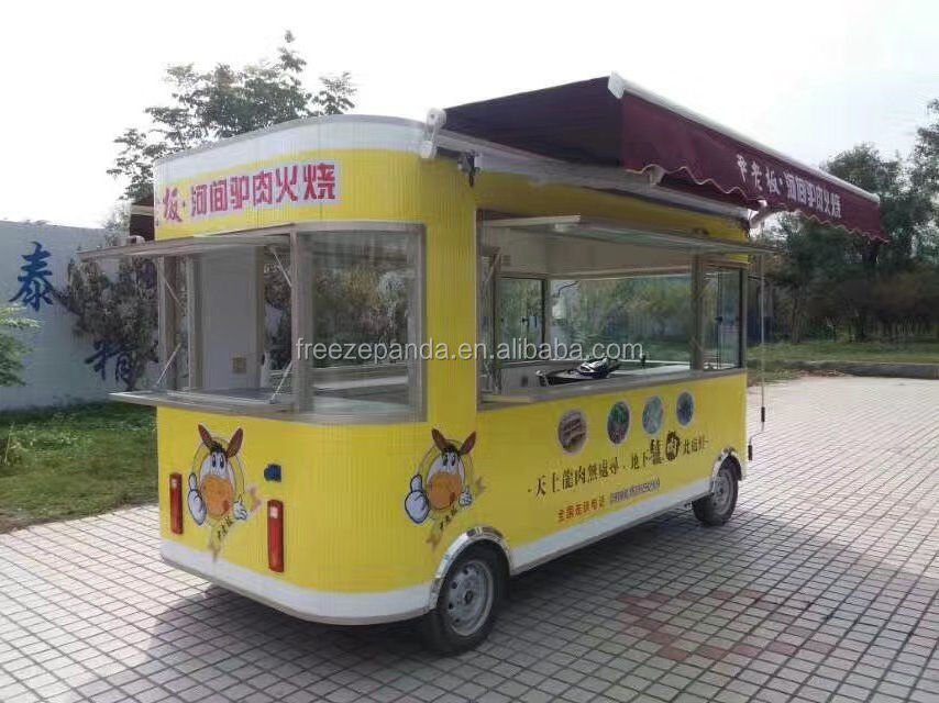 hamburger japanese airstream caravan large electric food truck for korean dog