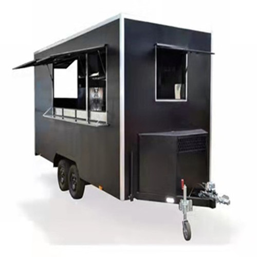 hot sale high quality popular full kitchen foodcart mobile churros burger fast food vend truck trailesr for food sale