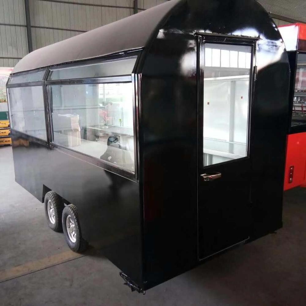 hot sale high quality popular full kitchen foodcart mobile churros burger fast food vend truck trailesr for food sale