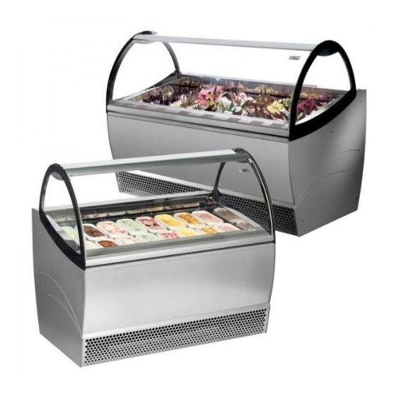 small portable scoop blast deep gelato ice-cream popsicle ice cream display freezer for ice cream with storage containers