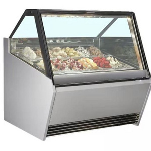 small portable scoop blast deep gelato ice-cream popsicle ice cream display freezer for ice cream with storage containers