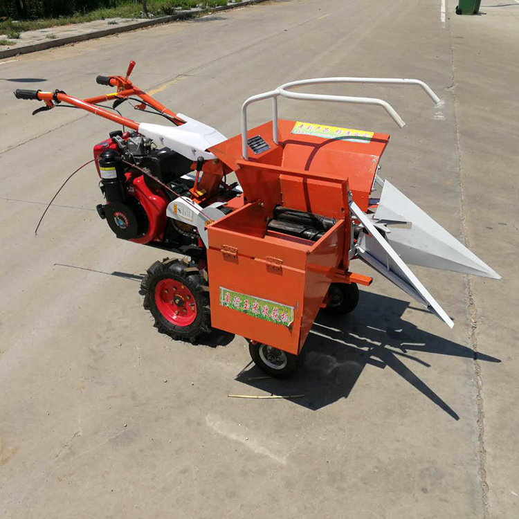 hot sale mini single row walk behind walking tractor maize corn picker harvester machine for mini corn farm