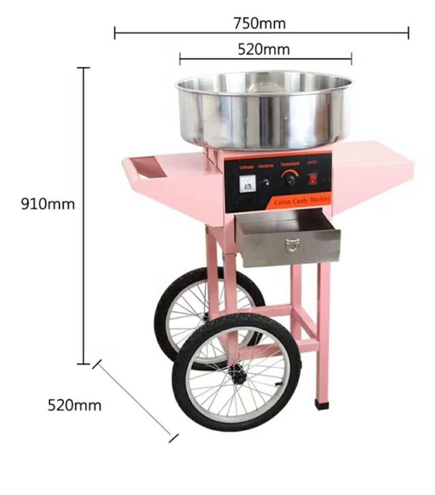 battery and gas operated full automatic sweet cotton candy maker machine for kids