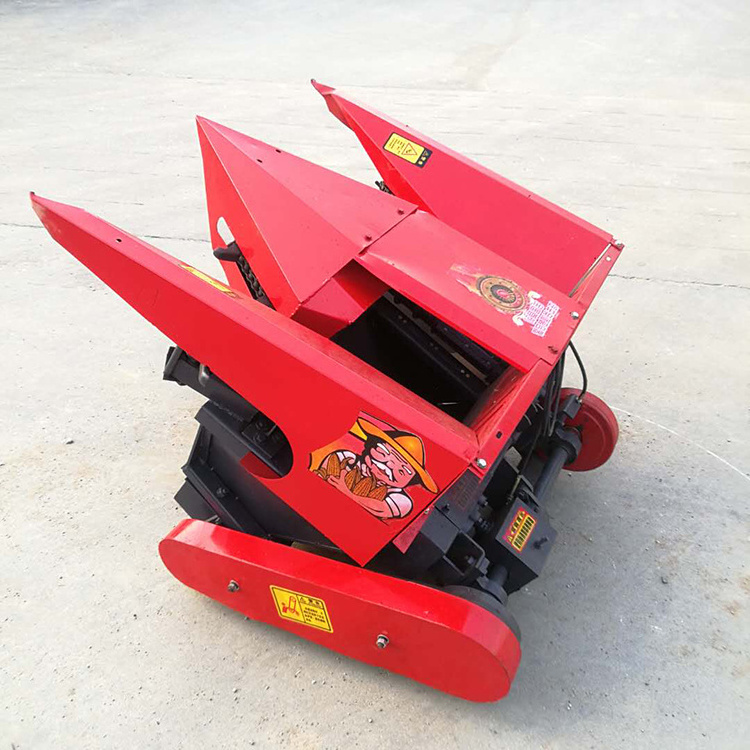 hot sale mini single row walk behind walking tractor maize corn picker harvester machine for mini corn farm