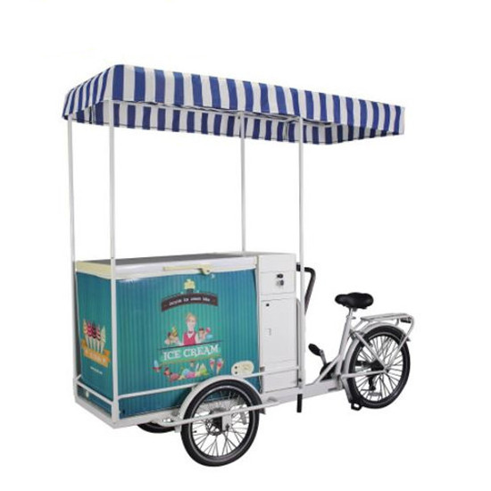 mobile beach mexican electric rolled ice cream push carts cart bike with display freezer wheels for ice cream sale