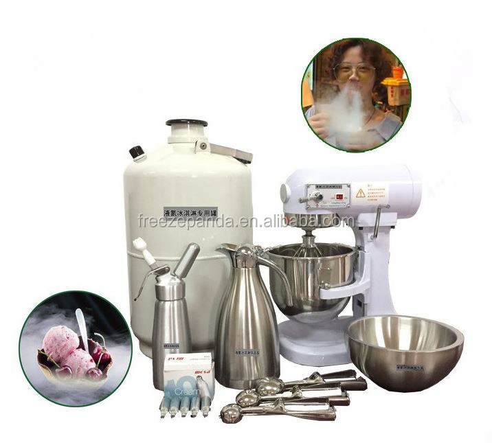 Liquid Nitrogen Ice Cream Machine Nitrogen smokey ice cream machine