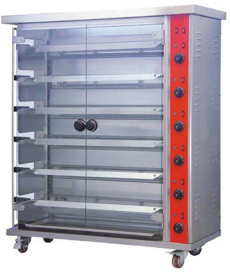 commercial gas electric chicken roast roaster rotisserie oven griller grill machine