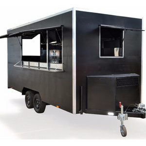 Hot sale burger small deep fryer street turkey mobile kitchen food concession vending truck trailer for sale