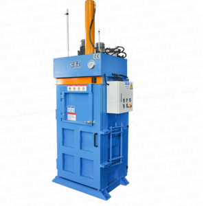 mini square hydraulic waste paper plastic bottle cardboard aluminum can scrap metal baler baling machine for sale