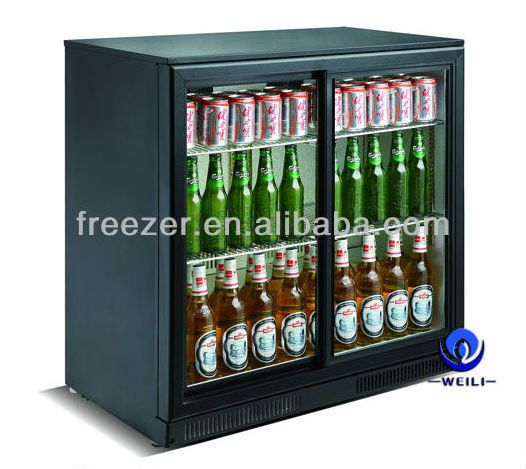 Sliding Door Beer Cooler Fridge Beverage Refrigerator glass door energy drinks freezer