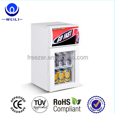 75L Store Used Fridges for Red Bull Drink energy drink fridge portable desktop cooler undercounter bar refrigerator freezer